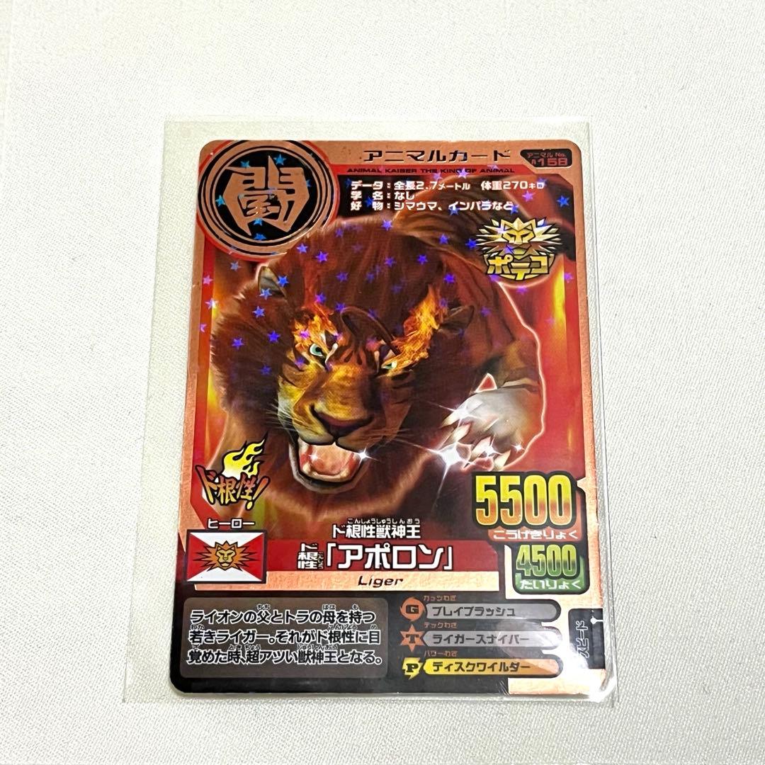 アニマルカイザー アニマルカード ど根性獣神王 アポロン ポテコ