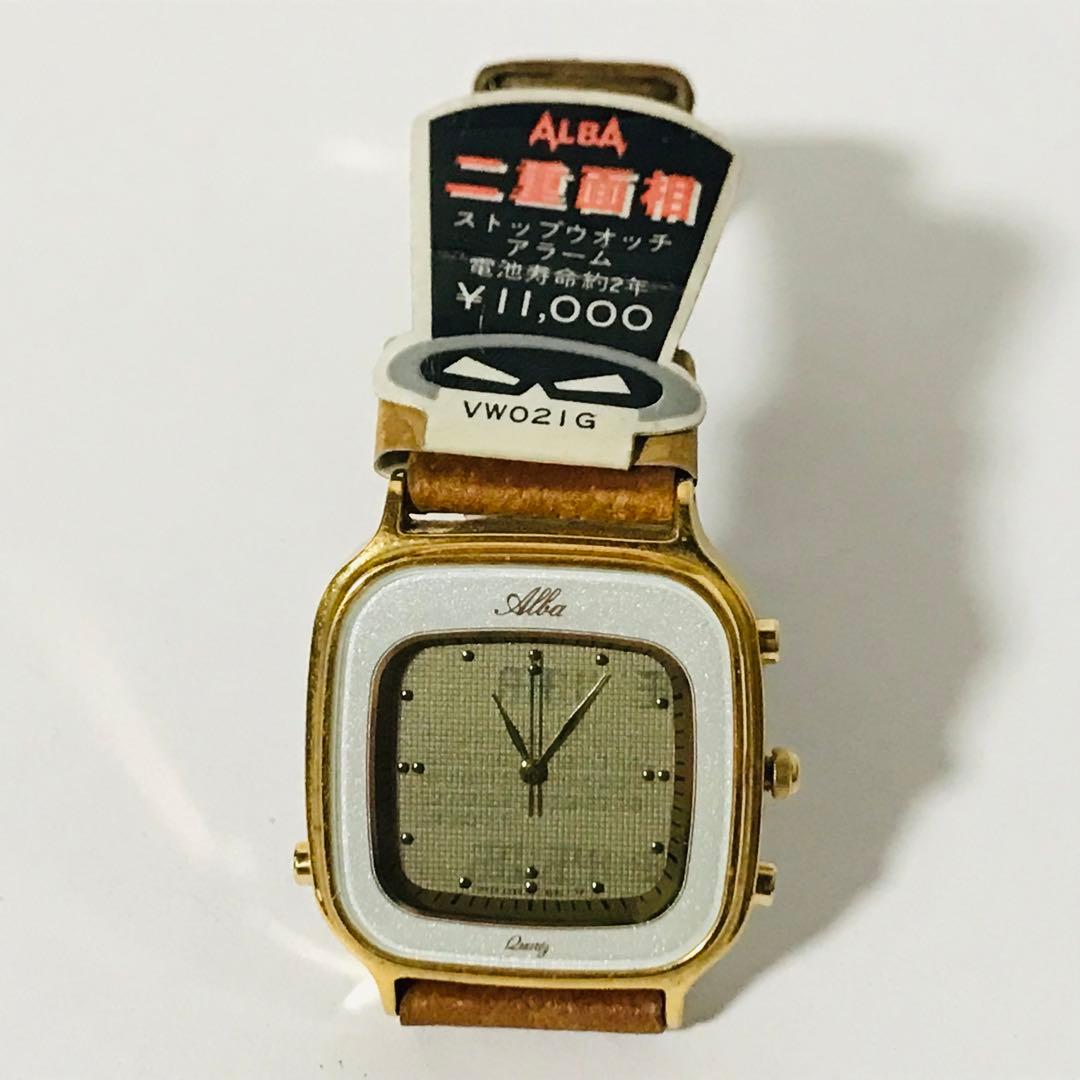 希少品 SEIKO ALBA Y950-5010 二重面相 セイコー 腕時計 - メルカリ