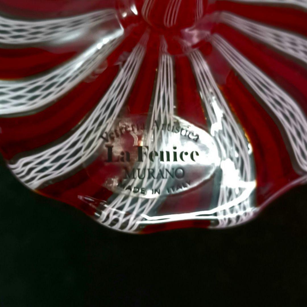 MURANO La Fenice ムラノ 金彩 レース ゴブレット グラス - メルカリ