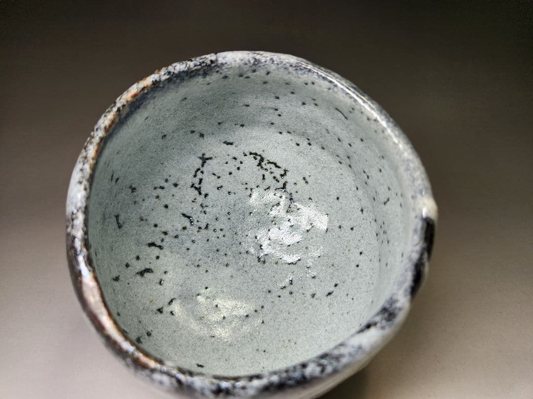 清水卯一☆鉄燿白砂釉茶碗☆最上作 - メルカリ