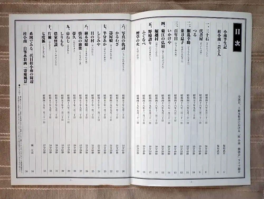 桂小南(ニ代目) 落語全集 CD1-10 ケース・冊子付き【分売不可