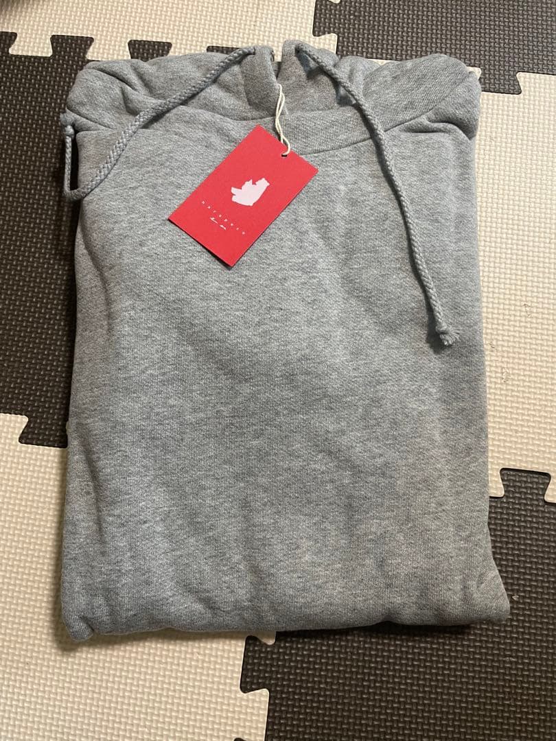 はらぺこ商店 パーカー グレー M Eve フード 新品 ボーダー 未使用