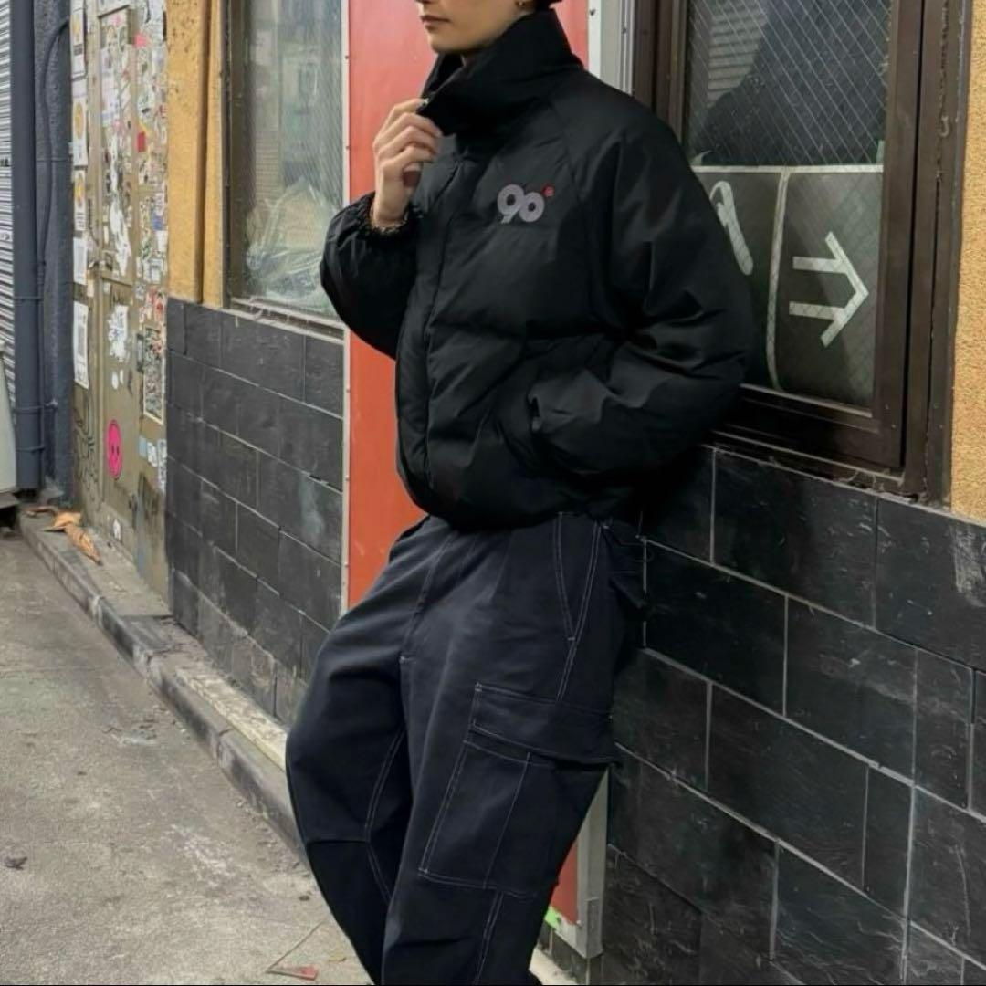 9090ダウンジャケット Lサイズ 黒 - メルカリ