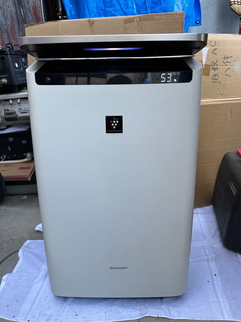 2018年製　SHARP 加湿空気清浄機 KI-HP100-W KI-HP100-W 加湿空気清浄機 ホワイト系 [適用畳数：46畳 /最大適用畳数