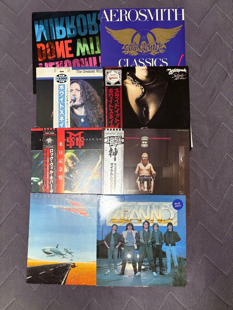 ヘビーメタル、ハードロック　アナログレコード8枚セット 8/11(金・祝)ハードロック・ヘヴィメタルレコードセール ※オンライン