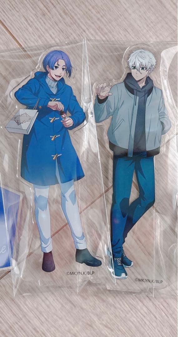 ブルーロック 200限定 非売品アクリルスタンド 凪 玲王 フレーム&背景