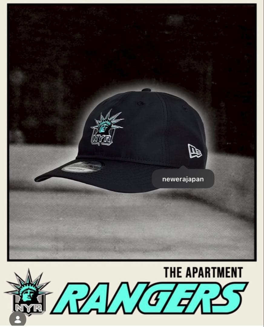 帽子 New Era Rangers 9thirty the apartment 帽子 NEW ERA x the Apartment New York Rangers NEW ERA x the