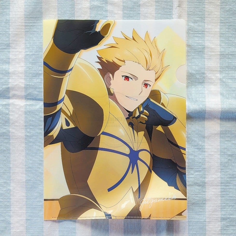 FGO ソロモン ローソン クリアファイル ギルガメッシュ - メルカリ