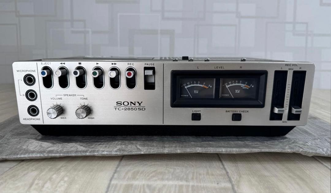 動作品】伝説名機SONY ソニー カセットデンスケ TC-2850SD - メルカリ