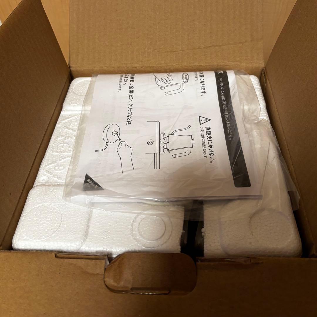 【新品】BALMUDA The Pot 0.6L 電気ケトル ホワイト ポット