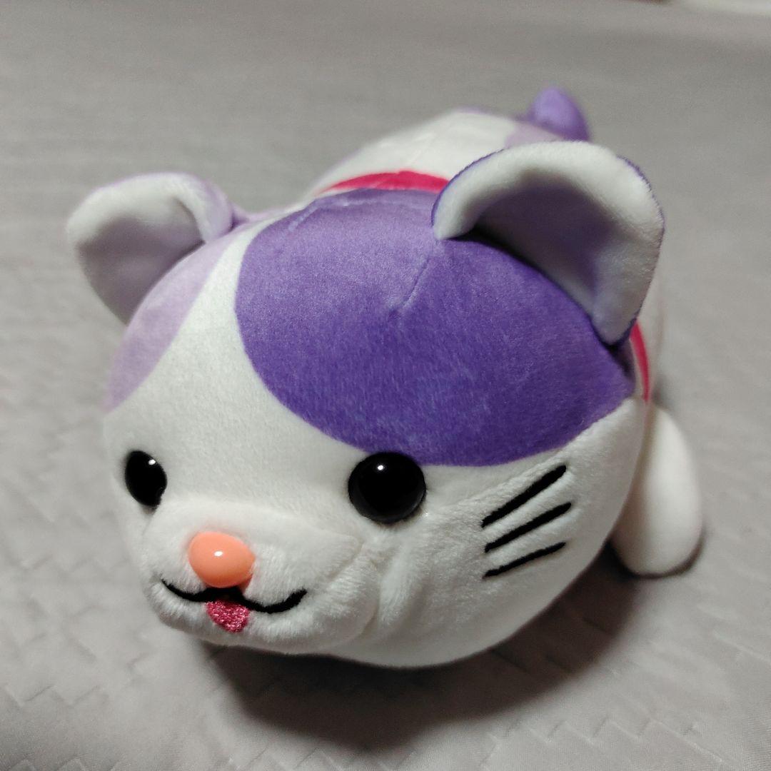 あしかがフラワーパーク限定 藤色(パープル)猫 ぬいぐるみ - メルカリ