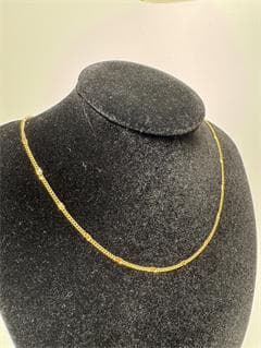 《美品/日本製18金》K18ゴールドチェーンネックレス2.2g