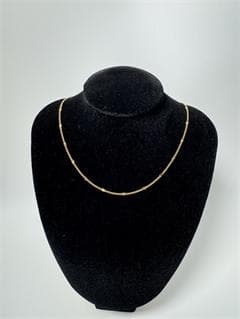 《美品/日本製18金》K18ゴールドチェーンネックレス2.2g