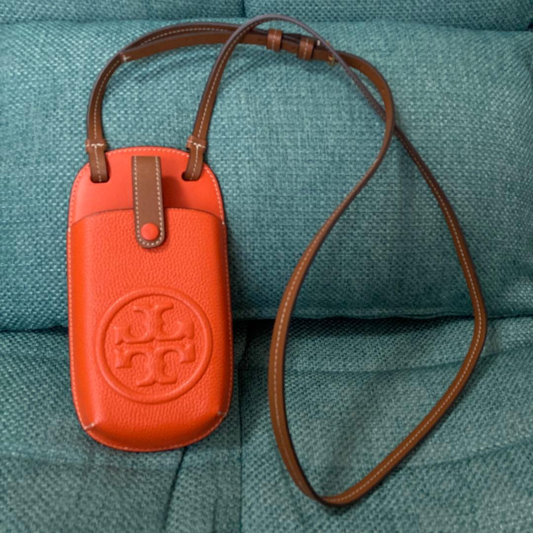 お値下げ】トリーバーチ スマホショルダー ペリーボンベ レザー