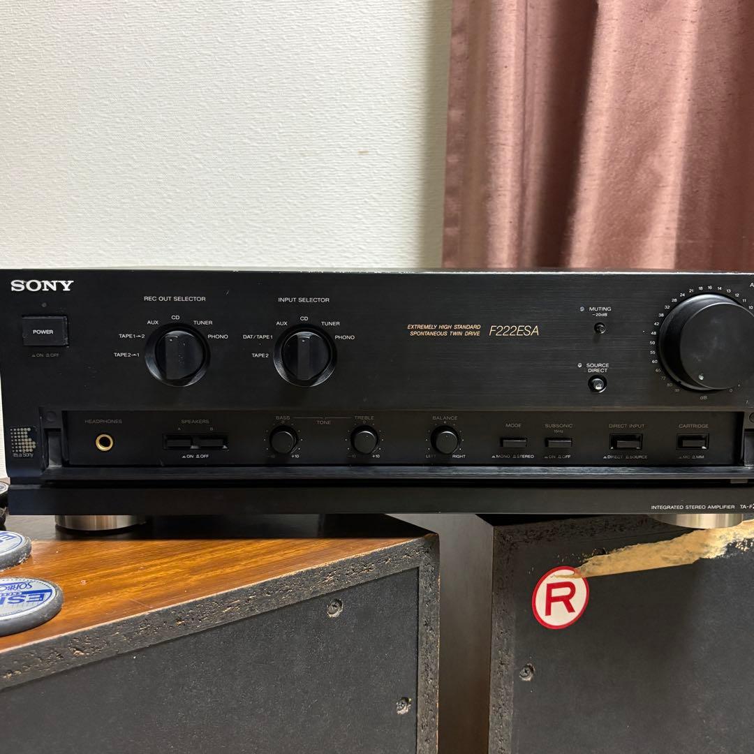 SONY F222ESA プリメインアンプ - メルカリ