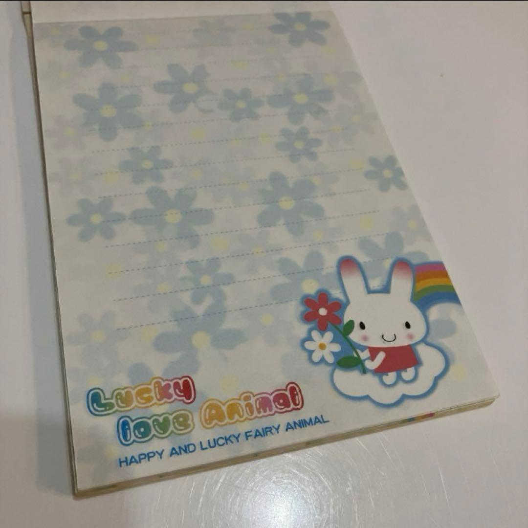 平成レトロ】Lucky love Animal メモ帳 うさちゃん わんちゃん - メルカリ