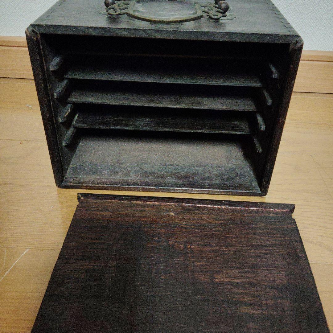 ○古道具○木箱 木製収納箱 インテリア アンティーク 江戸 明治 大正