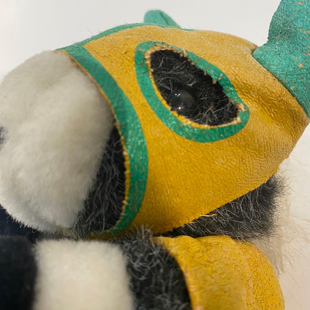 s657 当時物 競馬 オグリキャップ 競走馬 ぬいぐるみ マスク付き