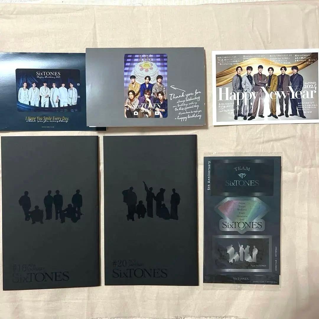 SixTONES 5周年記念ちむすとステッカー 会報まとめ売り - メルカリ