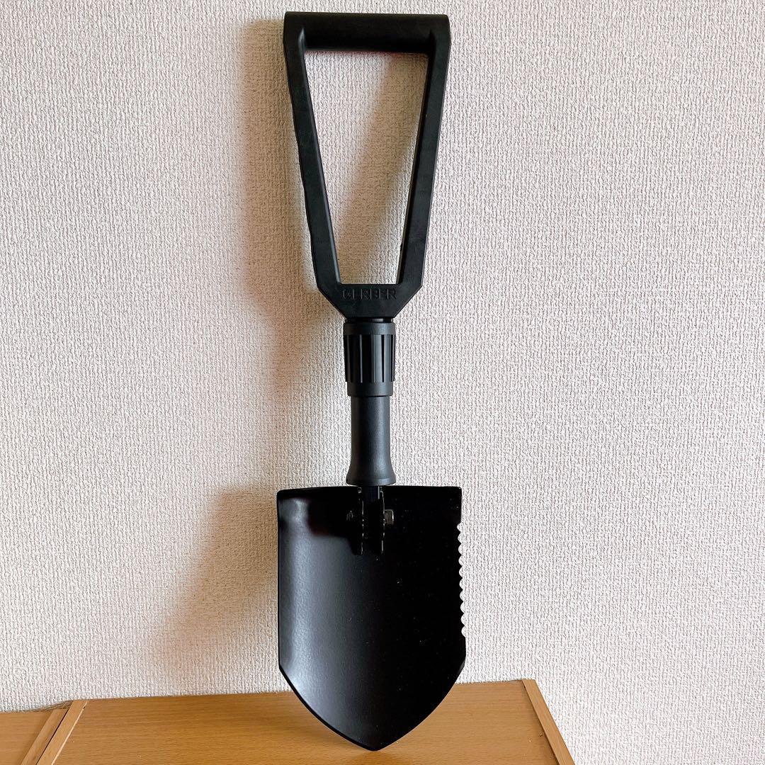 折りたたみシャベル E TOOL スコップ 黒 ガーデニング キャンプ