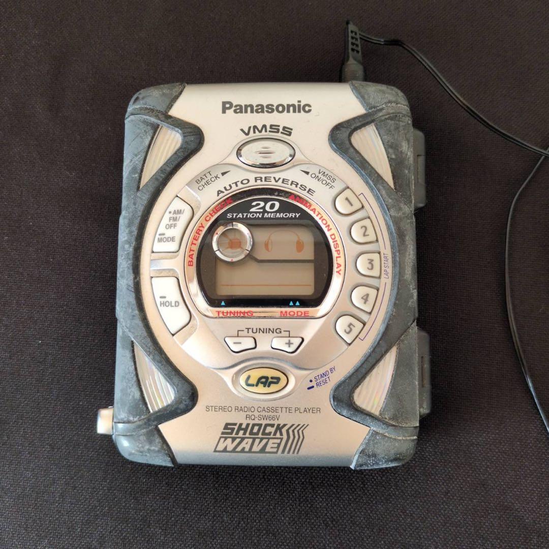 ジャンク】Panasonic カセットプレーヤー RQ-SW66V - メルカリ