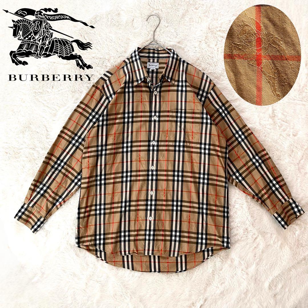 ✨美品✨希少 Burberry バーバリー ノバチェックシャツ シャドーホース