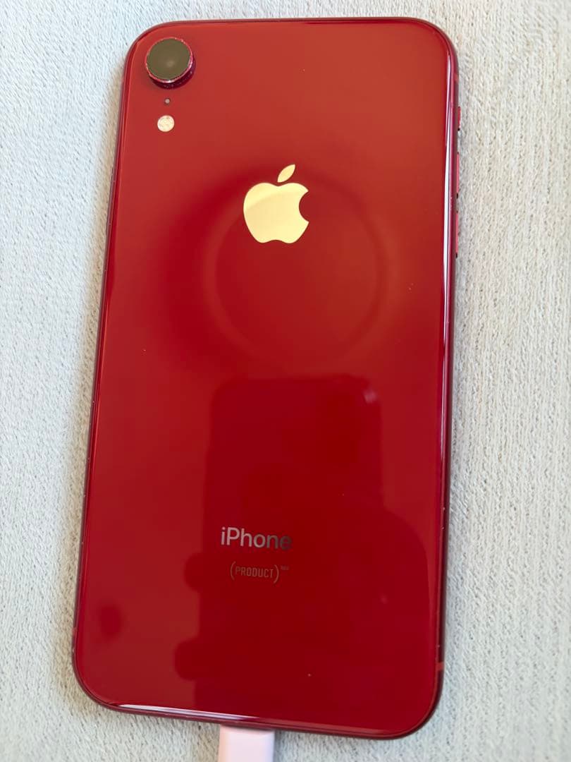 iPhoneXR red 128GB 画面割れ品 液晶漏れあり - メルカリ