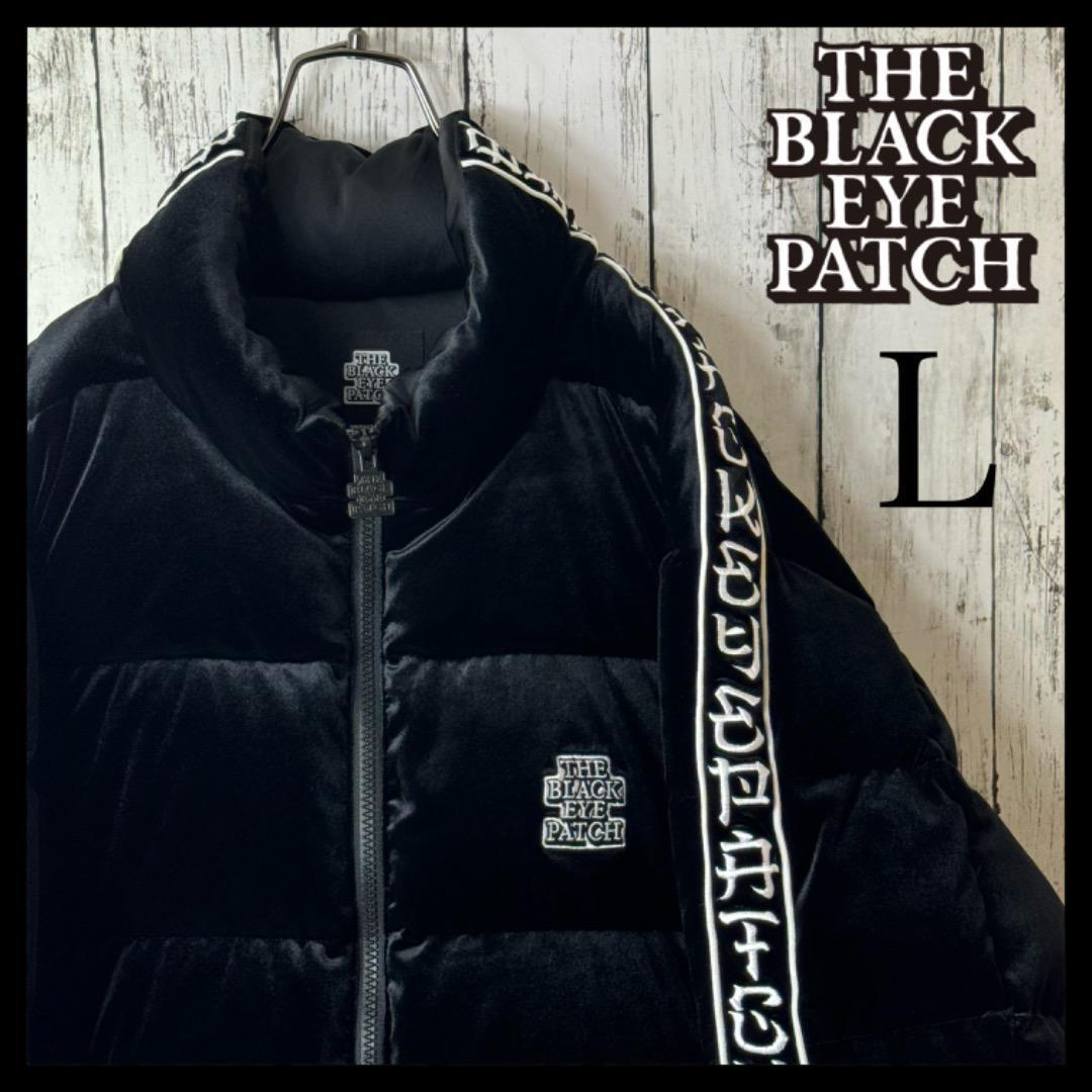 即完売品】ブラックアイパッチ ファーストダウン ベロア ダウン