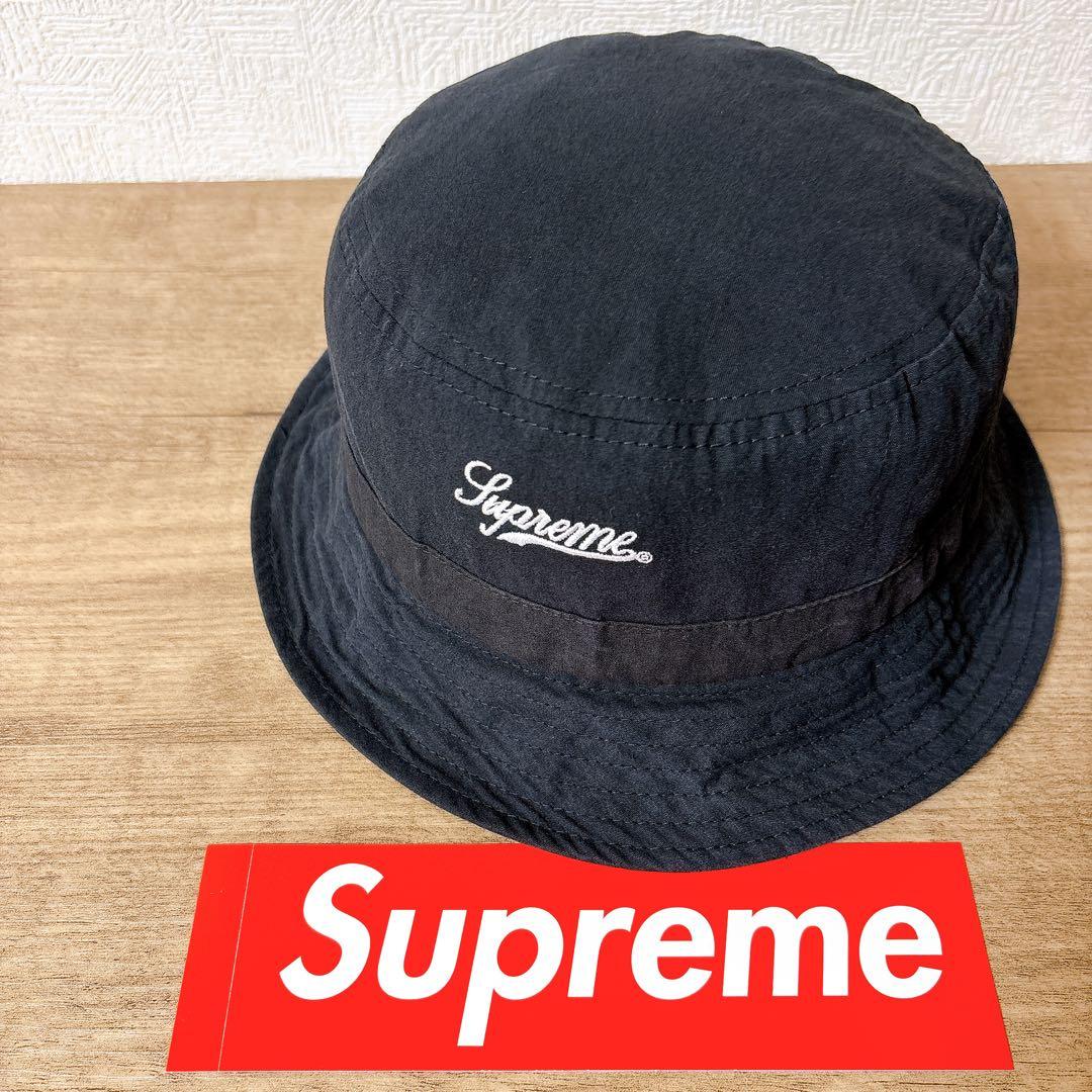 正規品 Supreme シュプリーム バケットハット 帽子 ブラック 黒 - メルカリ