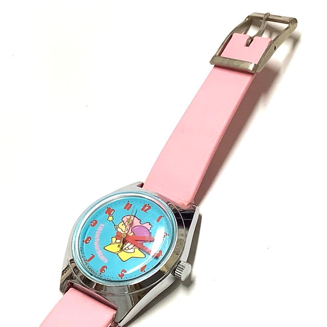 昭和レトロ・希少ビンテージ】サンリオ キキララ 手巻き腕時計 2個