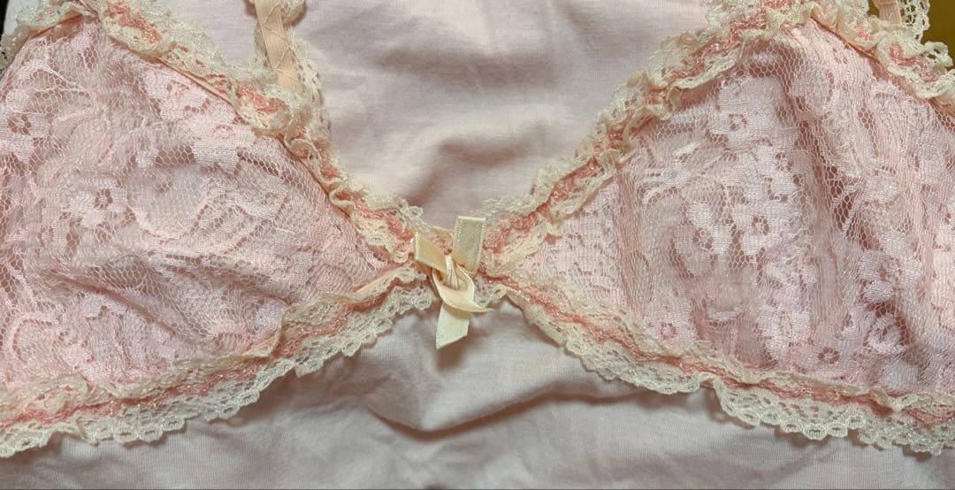 リズリサ LIZ LISA ハートチャーム付き レースキャミソール 姫系 希少