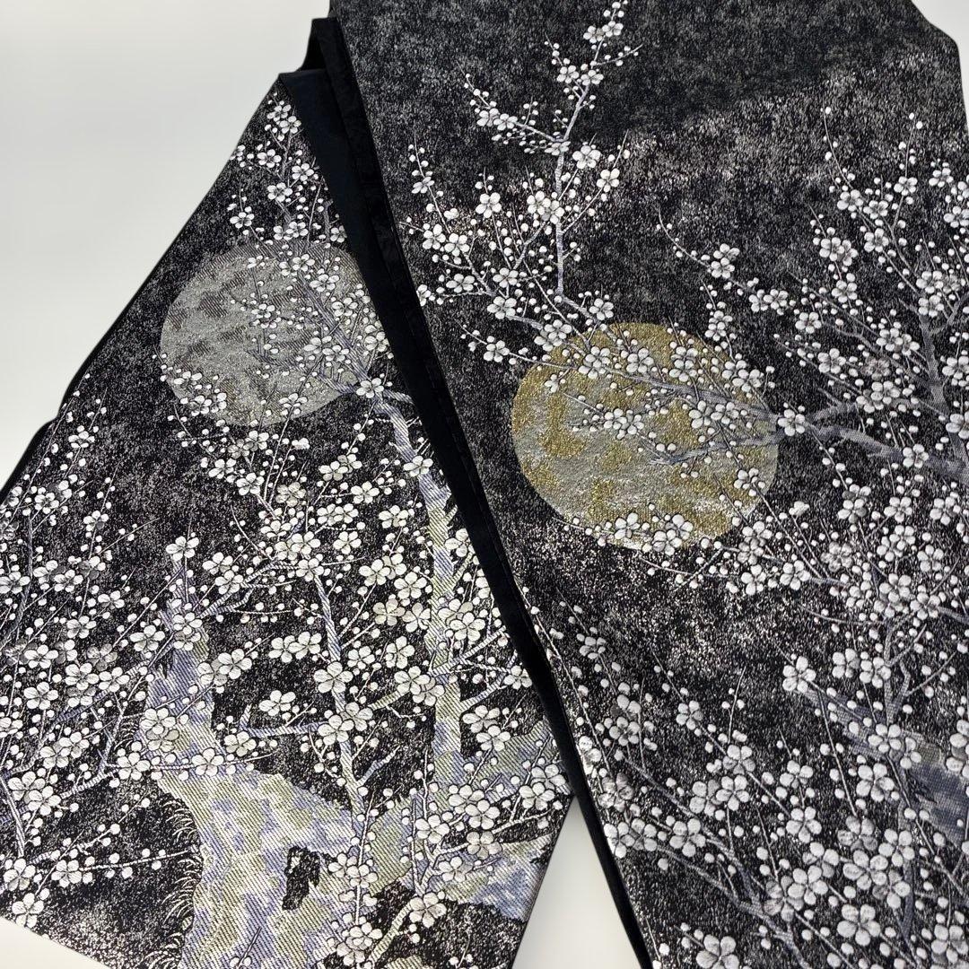 正絹西陣織大光謹製美しいキモノ掲載若冲梅花豪華袋帯 - メルカリ