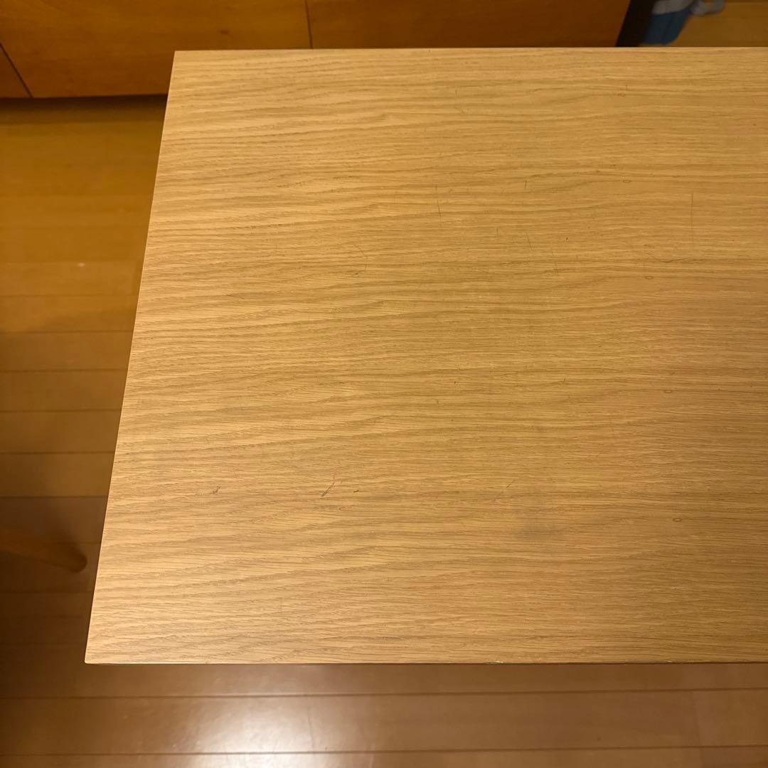 中古！無印良品 オーク材 デスク 学習机 オープン棚 廃盤品 - メルカリ