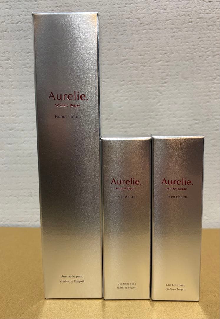 Aurelie オレリー リンクルリペア ブーストローション＆セラム2本