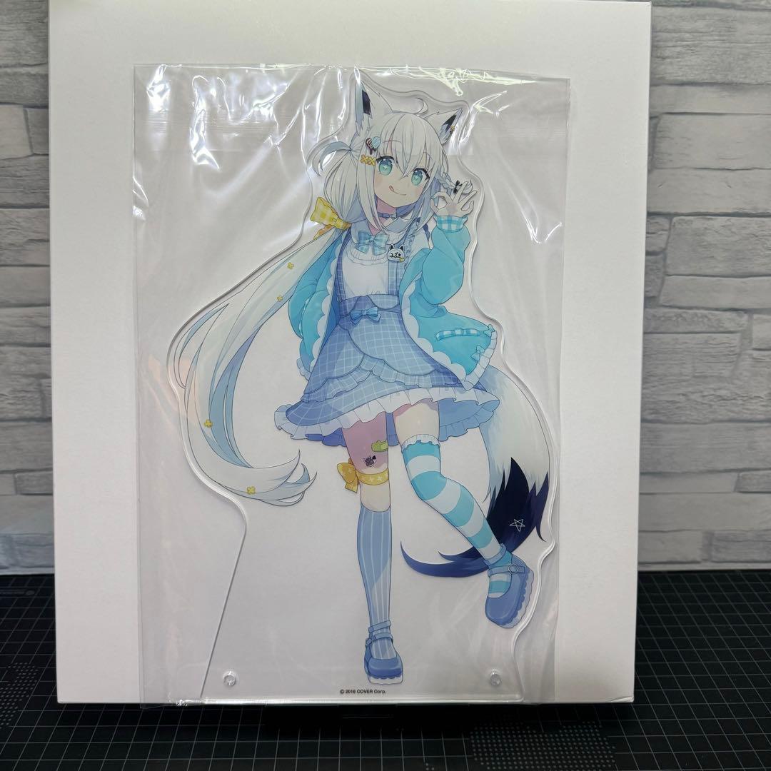 白上フブキ ホロライブ ビッグアクリルスタンド パステル ローソン HMV