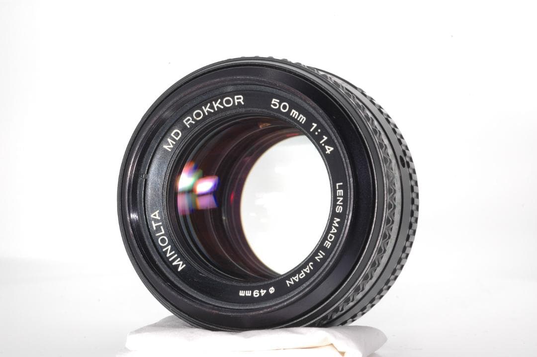 極美品☆保証 Minolta MD Rokkor 50mm F1.4 レンズ MINOLTA MD ROKKOR 50mm F/1.4 単焦点レンズ – 山田写真機店