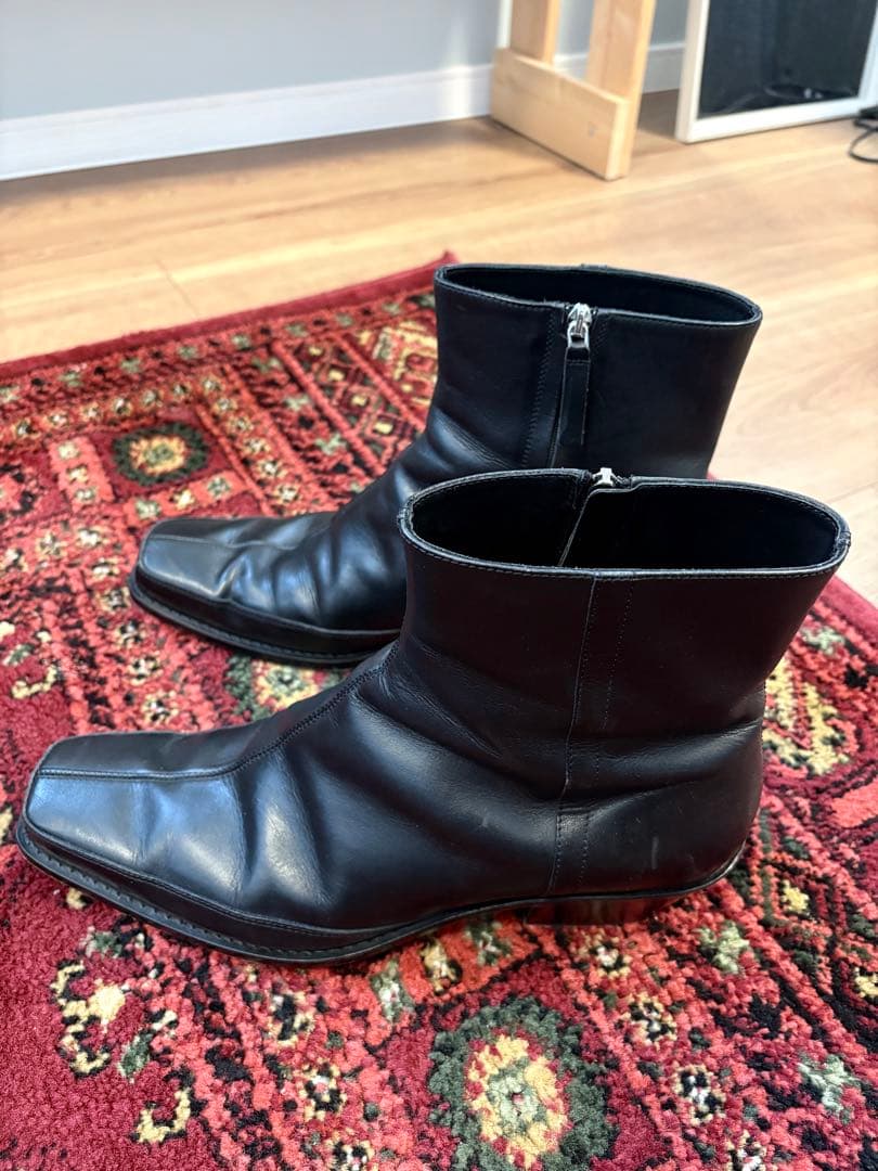 【29.5cm】ディーゼル　ブーツ　サイドジップ　ウエスタン