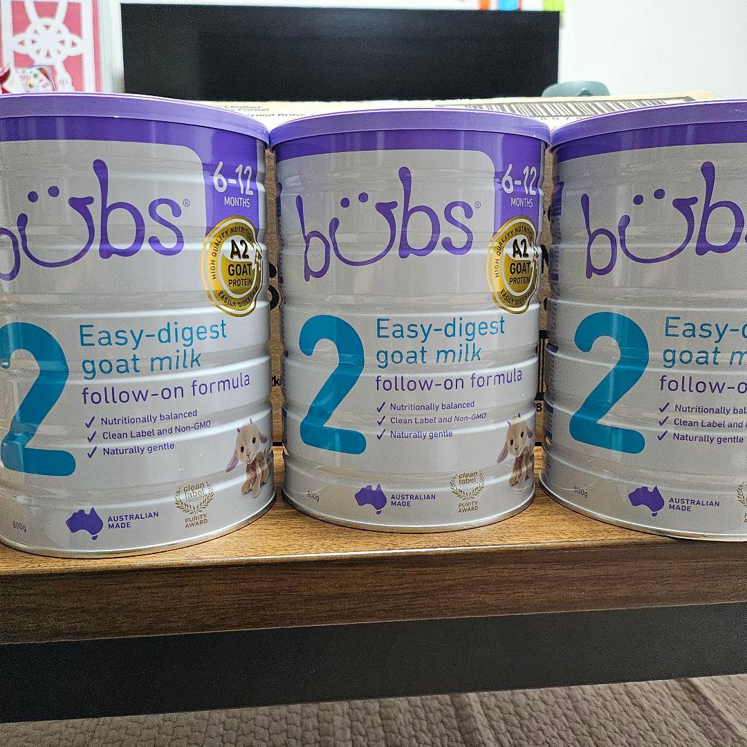 2缶セット】BubsOrganic グラスフェッド 800g 26〜12ヶ月用