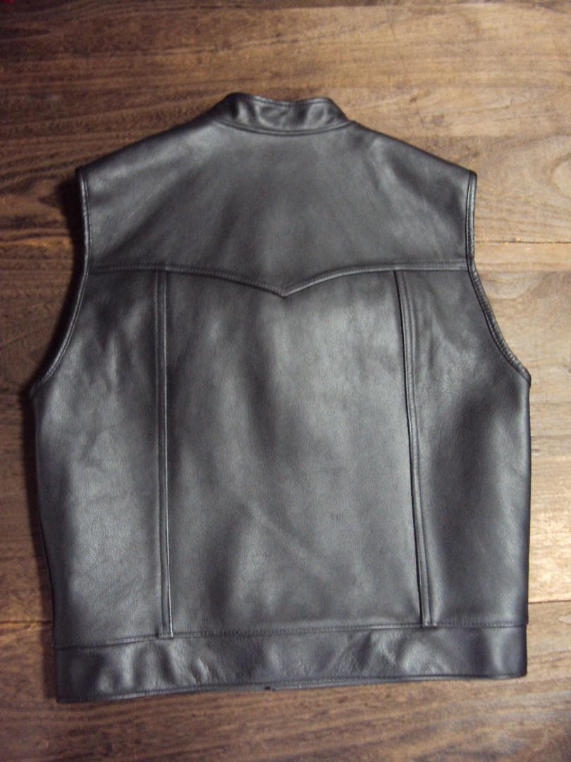 81 SUPPORT レザー クラブ ベスト S HA ヘルズエンジェルズ - メルカリ