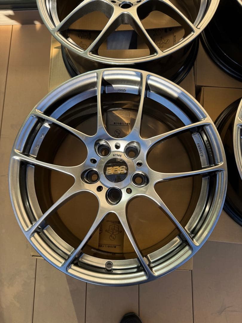 h*7様 送料込み！極美品！ガリ傷無! BBS RF505 17インチ PCD1