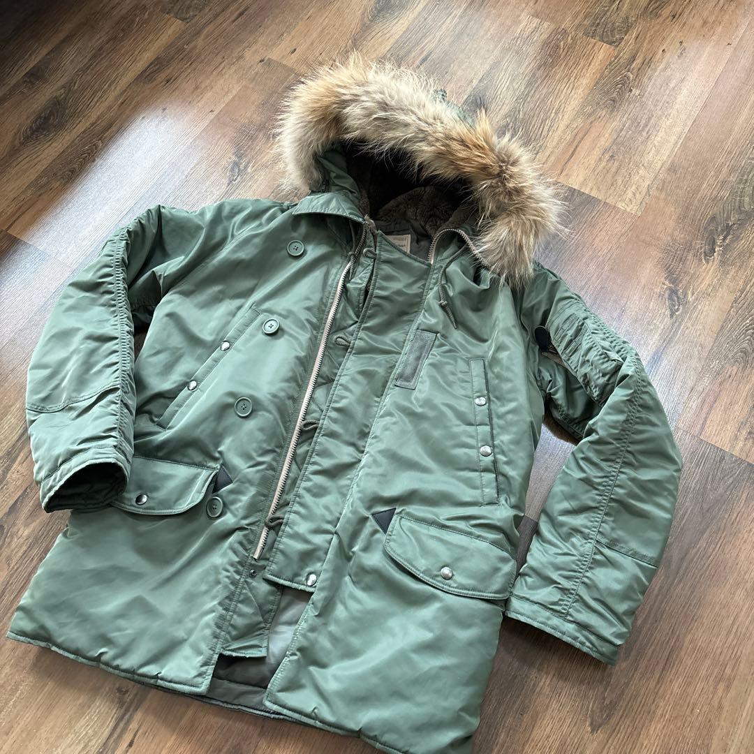 AVIREX N3B アビレックス サイズL コマーシャルリアルファー - メルカリ