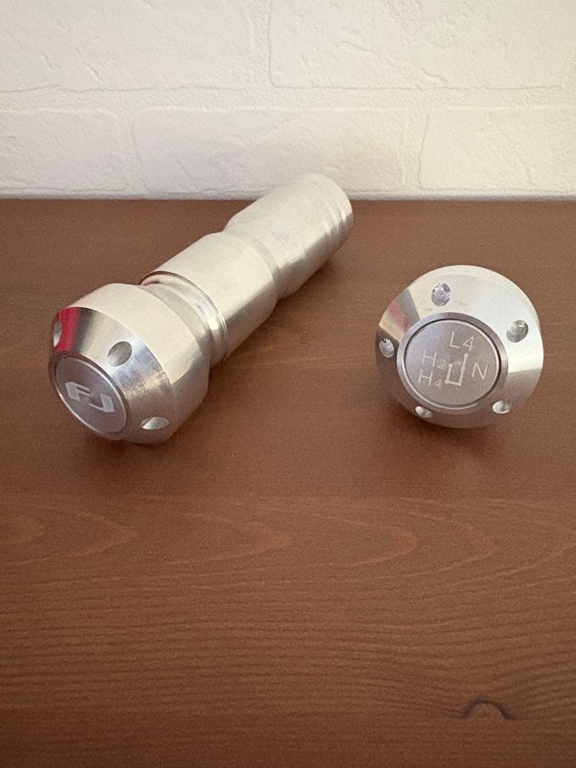 FJクルーザー用 アルミ シフトレバー部品 シルバー - メルカリ