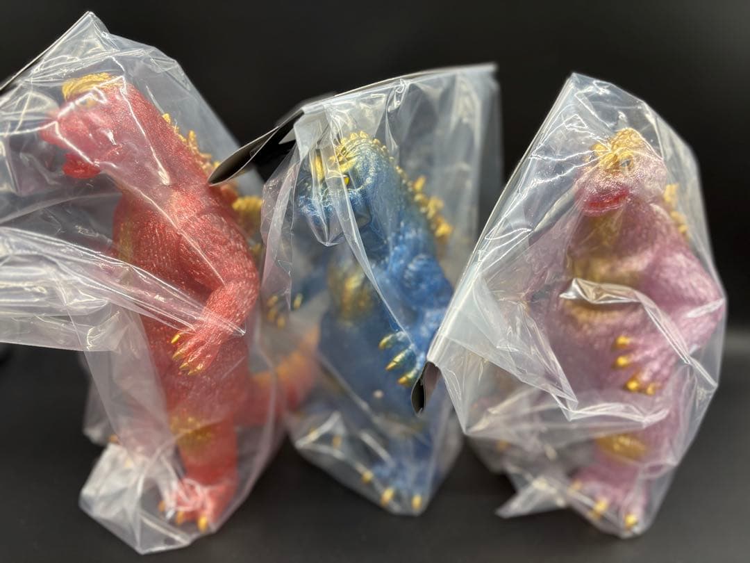 ギガブレイン キンゴジ モスゴジ 大戦争ゴジラ 3種セット ソフビ 限定