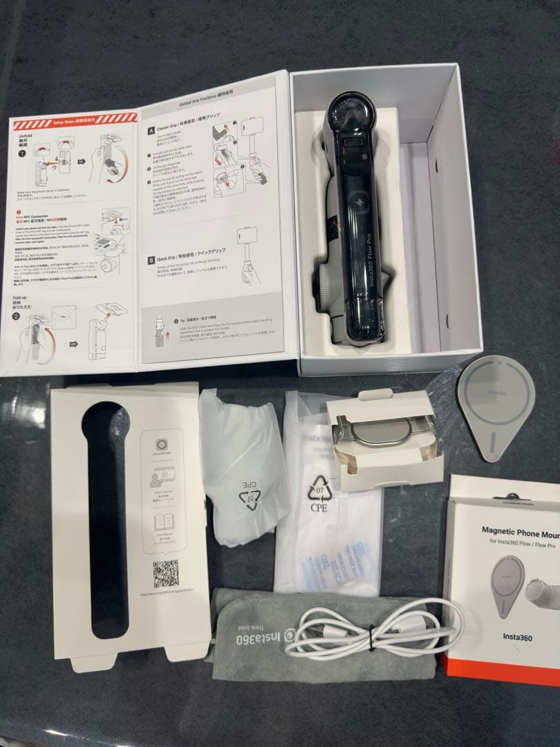 即日発送可 Insta360 Flow Pro &マグネットフォンマウントセット