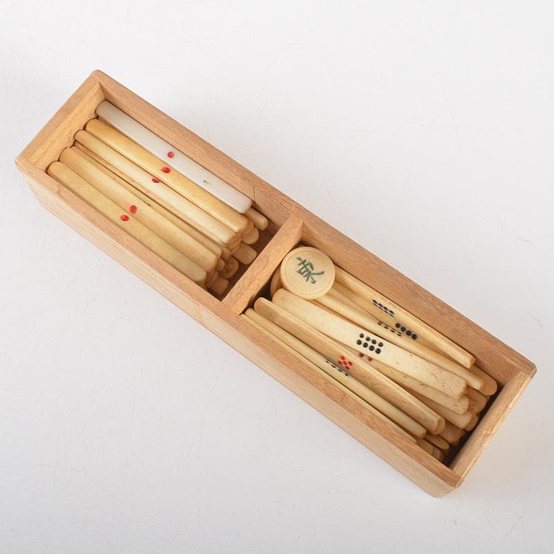 eyeknow74 様専用 竹嵌 練物牌 背竹牌 麻雀牌 木箱付 V 6552 - メルカリ