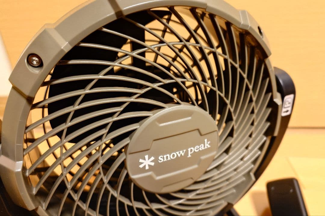 2時間のみ使用】snow peak ポータブルファン MKT-102 【2時間のみ使用