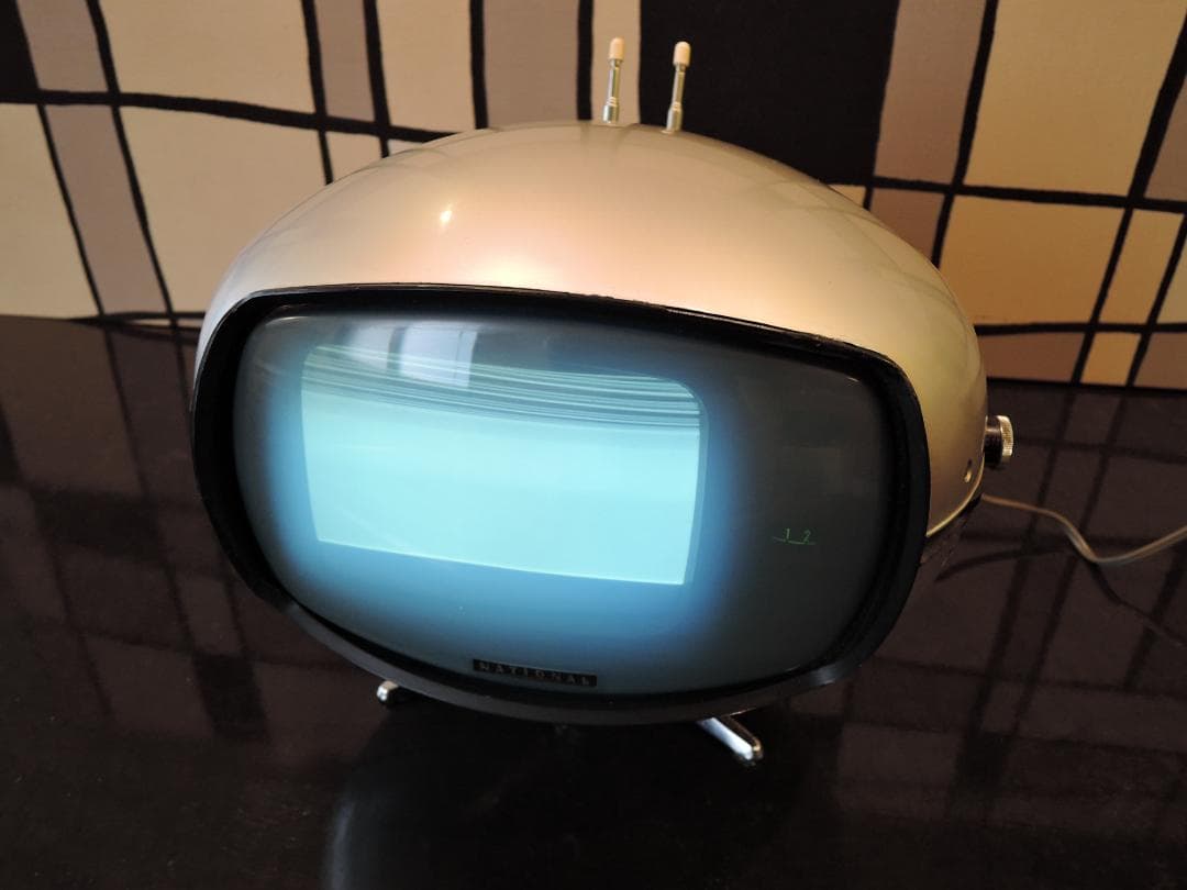 名作 スペースエイジ TV ナショナルTR-603A レトロ ミッドセンチュリー