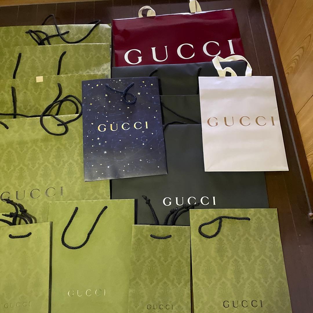 GUCCI ショッパー 23枚セット グッチ 袋 GUCCI ショッパー 23枚セット