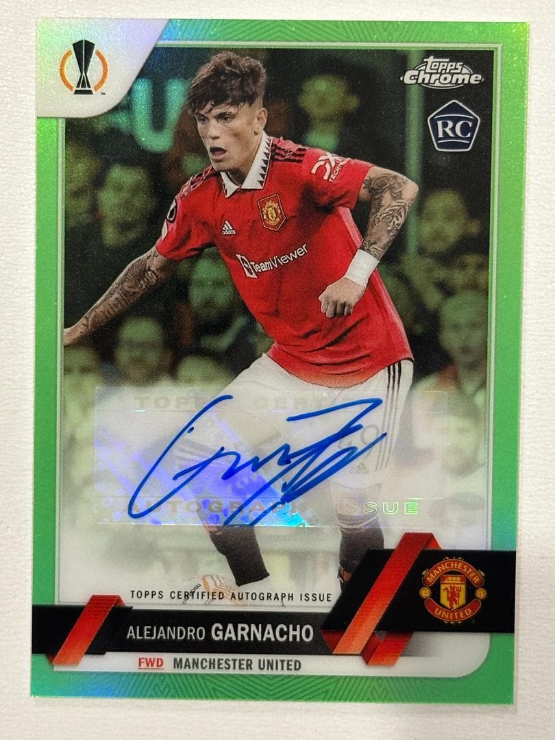 2023 Topps Chrome Garnacho RC Auto - メルカリ