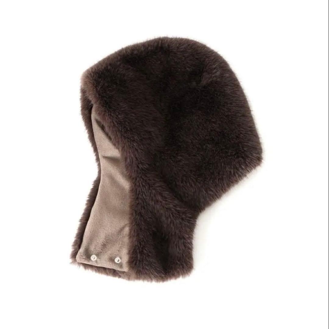 新品タグ付き】CELERI セルリ FUR BALACLAVA ブラウン - メルカリ